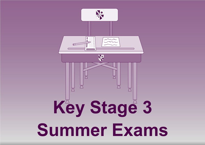 Image of Key Stage 3 (Years 7, 8 & 9) Summer Exams