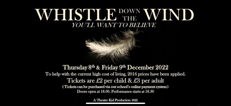 Image of Whistle Down the Wind school production 